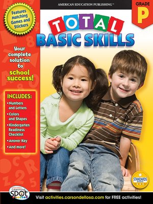 cover image of Total Basic Skills, Grade PK